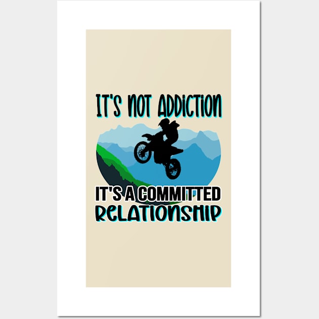 BIKER STUFF FUNNY QUOTE Wall Art by KathyNoNoise